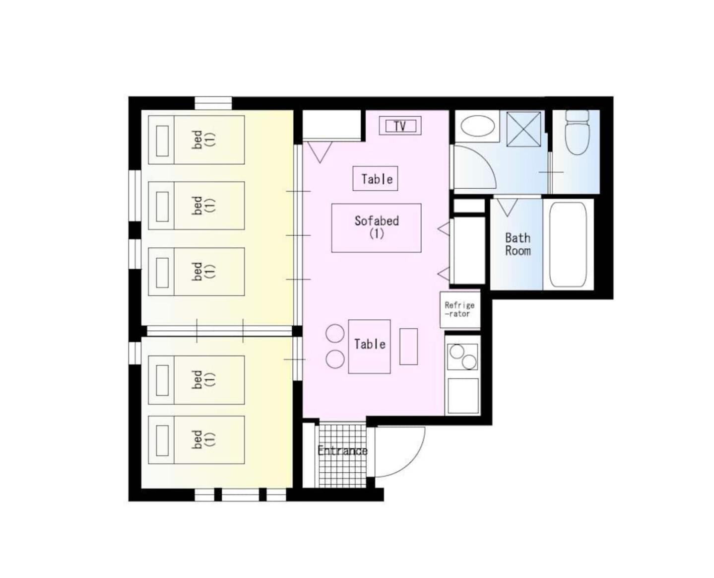 PRISM Inn Kamata Präfektur Tokio Zimmer foto